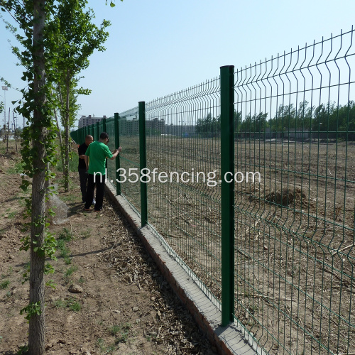 Triangular Bending Triton Mesh Fence Panel